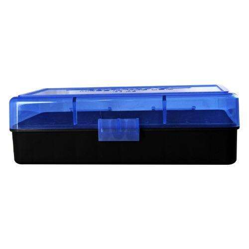 Misc. Accessories Berrys Mfg Ready Series 454 - 50 A.E. 50Rrd Blue w/Black bottom ammo box